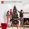 Best Choice Products Artificial Christmas Tree, Premium Unlit Pine Design, Dense Branches  w/Easy Assembly  - Black